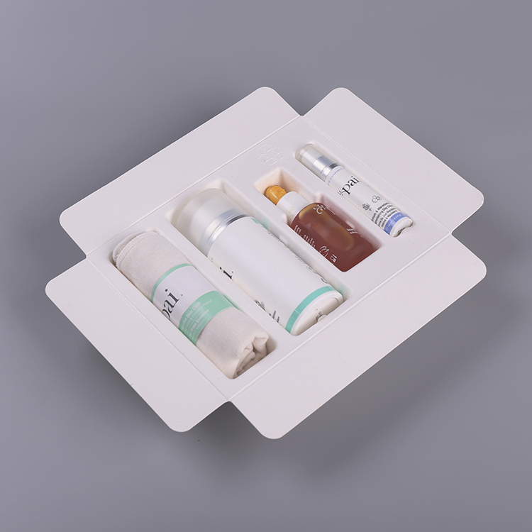  Pulp Moulded Tray Biodegradable Skincare Packaging