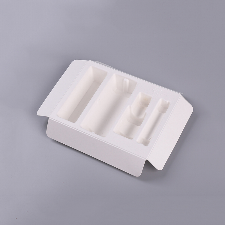  Pulp Moulded Tray Biodegradable Skincare Packaging