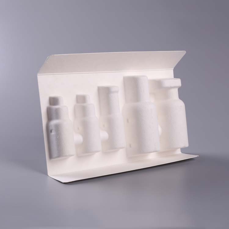 Paper Pulp Molded Tray Skincare Packaging