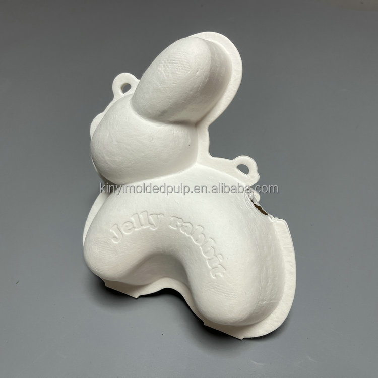 Dry press biodegradable bagasse fiber molded paper pulp light shell