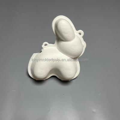 Dry press biodegradable bagasse fiber molded paper pulp light shell